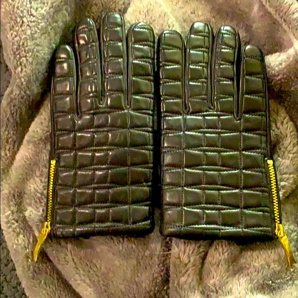 Kate spade leather driving gloves
